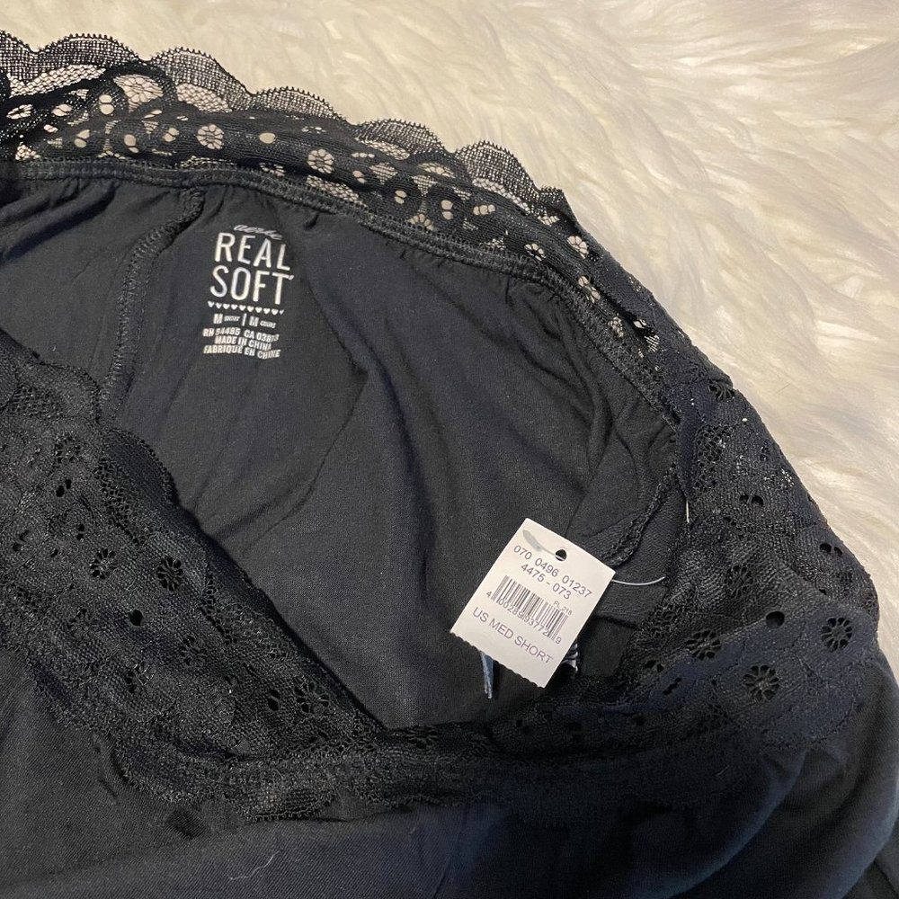 NWT Aerie Lace Trim Sweatpants (Short Length) - Picture 4 of 6